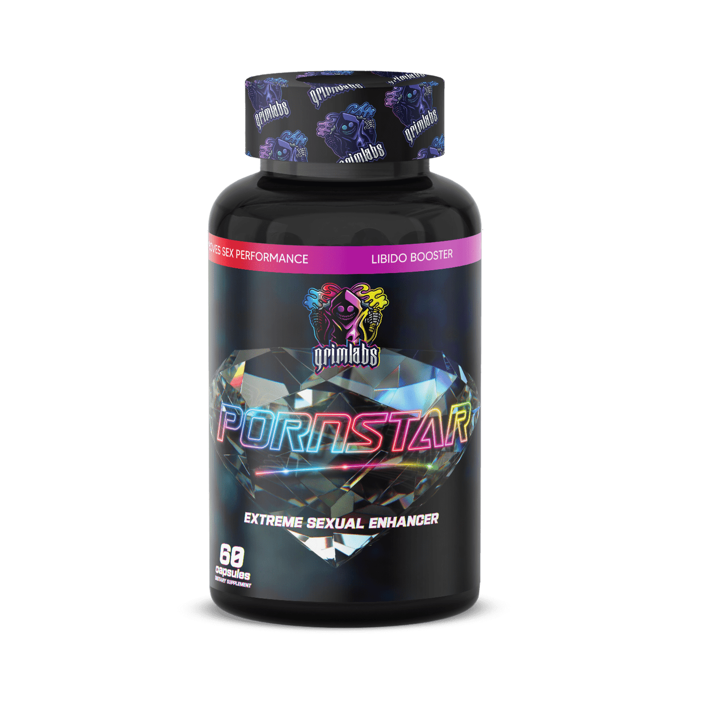 GRIMLABS PORNSTAR EXTREME SEXUAL ENHANCER 60 SERVINGS